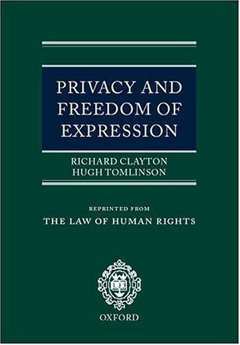 Privacy and Freedom of Expression