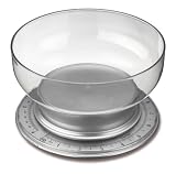 Kitchen & Housewares : Salter 810Svcldr Add & Weigh Mechanical Add & Weigh Kitchen Scale Silver With Clear Bowl 4Kg/9Lb