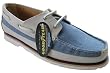 $100 Nautica Chart Blue Leather Boat Sail Shoes