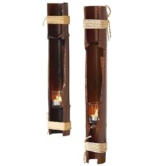 Teelichthalter-Set "Bamboo", 2 St�ck