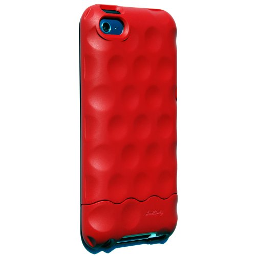 Hard Candy Bubble Slider Soft Touch H&uuml;lle f&uuml;r Apple iPod Touch4 rot Preisvergleich