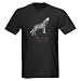Werewolf Black T-Shirt Art Dark T-Shirt by CafePress