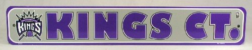 Sacramento Kings Ct. Street Sign NBA Licensed