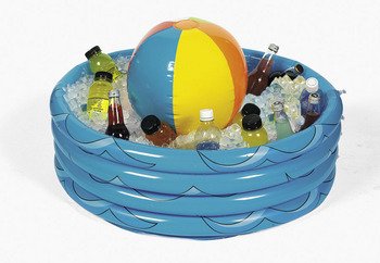 Inflatable Beach Ball In Pool Cooler