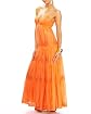 Embroidered Tiered Spaghetti Strap Maxi Dress Product Image