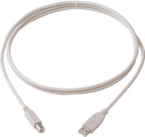 MOGOI(TM) High Speed USB Printer Cable A to B Lead (White,4.5M) With MOGOI Accessory Wire Winder