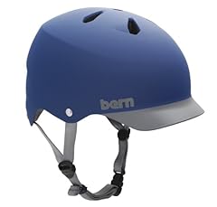 BERN Watts EPS Summer Matte Helmet with Grey Brim BERN Watts EPS Summer Matte Helmet with Grey Brim