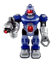 Super Android Robot Toy for Kids with Space Blaster, Grip Claw Hand, Lights & Sound
