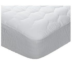 Croscill Pima Cotton Stripe Mattress Pad