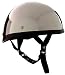 Sporting Goods : Classic Chrome Novelty Motorcycle Helmet