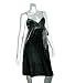 ABS by Allen Schwartz Velvet Bow Empire Waist Dress, Black , 2