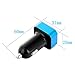 Car Charger, Dealgadgets intelligent 3.1 Amp/ 15.5 W 3 USB Portable Fast External Battery Pack Charger for iPhone 6 Plus, 6, 5,4, Samsung, LG, HTC, iPad iPod Touch