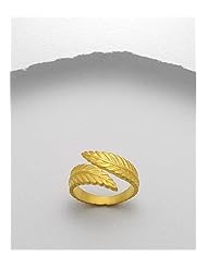Leaf Ring In 92.5 Sterling Silver