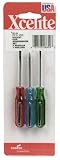 Xcelite SD3V 3-Piece Phillips Pocket Clip Screwdriver Set