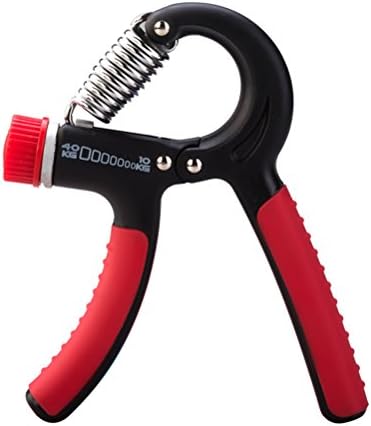 Sportfit Adjustable Hand Grip Strengthener - Best Hand Exerciser for Hand and Forearm Muscle Development - Portable Hand Gripper with Adjustable Resistance Range from 22 to 88 Lbs