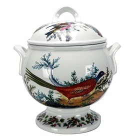 Portmeirion Birds of Britain Earthenware 5-1 2-Quart Soup Tureen and Ladle by Birds