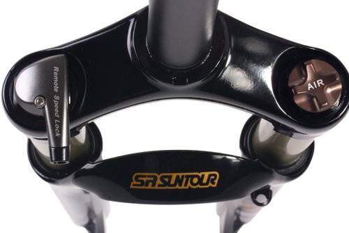 2013 SR Suntour EPICON X2 RLD MTB Fork 100mm Disc Remote Lockout Black