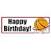 Basketball Happy Birthday Banner