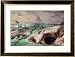 Open-Cast Mines at Blanzy, Saone-Et-Loire, 1857 Framed Art Poster Print by Ignace Francois Bonhomme, 32x24