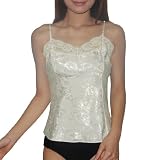 Womens Lingerie Cheer Look Sexy Unpadded Wireless Chemise Intimate Apparel - Beige