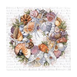 Janlynn-Seashell-Wreath-Cntd-X-Stitch-Kit