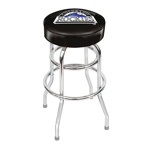 Colorado Rockies Backless Swivel Sports Bar Stool