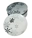 Snowflake Dessert Plates Set of 4