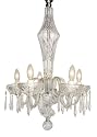 WATERFORD CRYSTAL COIL CHANDELIER 5 ARM