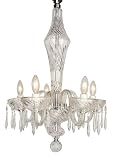 Waterford Crystal Coil Chandelier 5 Arm
