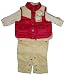 Infant Boys 3 Pc. Timberland Outfit Including Vest, Shirt & Pants 3- 6 Months