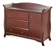 Stork Craft Aspen Combo Dresser Chest, Cherry