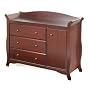 Stork Craft Aspen Combo Dresser in Cherry