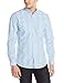Calvin Klein Men's Gingham Multi Check Button Down Collar Long Sleeve Shirt