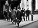Chain Gang of New York Stock Exchange Carrying Traded Securities to Banks and Brokerage Houses Photographic Poster Print by Carl Mydans, 16x12