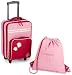 L&Atilde;�SSIG Kids Trolley / Suitcase - Pink Flower