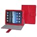 Apple iPad PU Leather Multi-Angle Adjustable Stand / Carrying Case for Apple iPad 3G Wifi 16GB 32GB 64GB made by Gilsson (RED COLOR) SPECIAL HOLIDAY PROMO PRICE. Guaranteed The Best Case Stand for Your iPad!