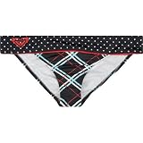 ROXY Crush Womens Swimsuit Hipster - Black/White