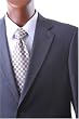 Men's Super 140's Single Breasted 2 Button Charcoal Wool Dress Suit