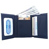 Leatherbay Basics - Tri Fold Genuine Leather Wallet