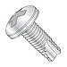 12-24 x 1 1/4" Type 23 Thread Cutting Screws/Phillips/Pan Head/Steel/Zinc (Carton: 2,000 pcs)