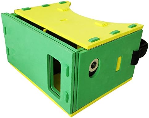 Google Cardboard , Chralter DIY VR Headset 3D Glasses Virtual Reality Glasses for 3.5-6 Inch Cellphones iOS Apple iPhone and Android Smartphones with Headband,NFC and Magnet