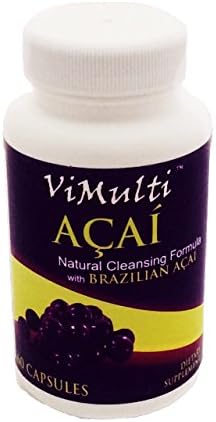 Vimulti Acai Cleanse and Detox Supporting Healthy Weight Loss,Skin, Energy and Immune Function