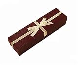 Burgundy Bracelet Gift Box with White Bow - Upgrade Your Gift