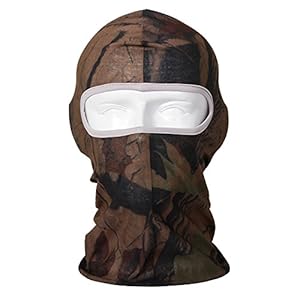 One Eye Hole Tactical Hood Balaclava Skiing Cycling Mask (Tree Camo)
