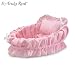 So Truly Real Baby Doll Accessories: Wicker Bassinet With Pink Liner/Pillow