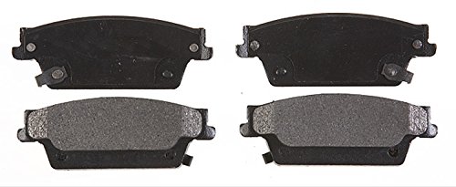 ACDelco 17D1020AM Professional Semi-Metallic Rear Disc Brake Pad Set