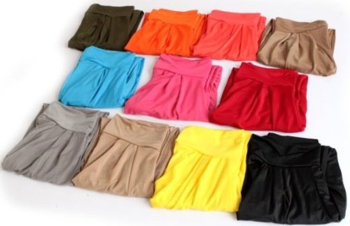 にもOK!フリーサイズ オリーブ 健身瑜伽裤裁