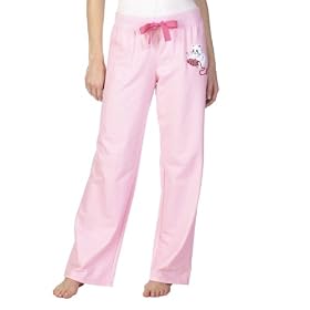 Nick & Nora&reg; Curious Kittens French Terry Pants - Pink