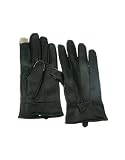 Frentani Women´s Gloves – Smart Touch – Genuine Leather – Black – Size 7.5