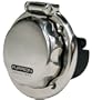 Furrion Marine 3-wire Stainless Steel Power Inlet (30 Amp 125v Male Plug)